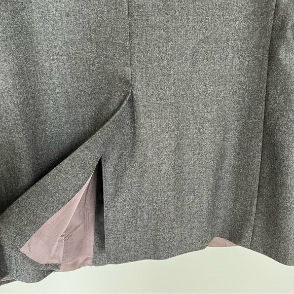 100% Wool Union Made Blazer Vintage Suit Jacket Grey Preppy Oversized Blazer - Picture 12 of 16